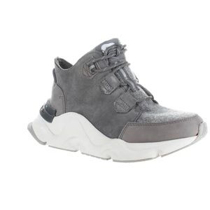 SOREL Womens Kinectic Grey Fashion Sneaker Size 7.5